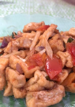 Foto resep Oseng tahu putih