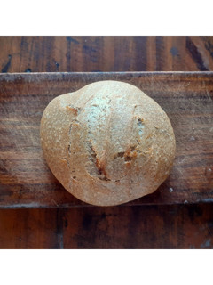 Una foto de Pan de campo con masa madre