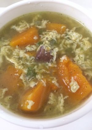 Foto resep Sup labu kale sarang burung (mpasi 1y+)