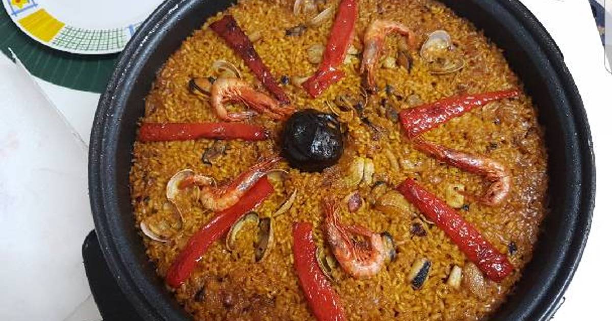 6 recetas muy ricas de paella con preparado de marisco congelado compartidas por cocineros