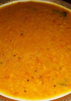 A picture of Tomato Dal.