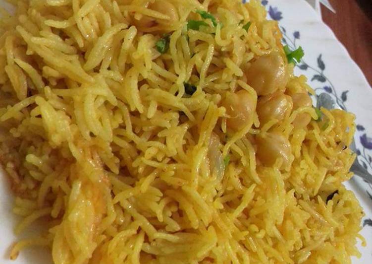 Recipe of Any-night-of-the-week Chole pulao