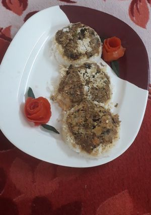 A picture of Masala puttu.