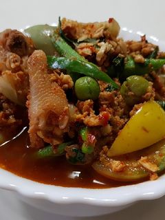 รูปของ แกงป่าไก่สับ+เครื่องใน #อาหารไทยง่ายๆ