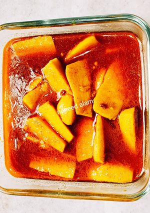 A picture of Taro Masala Curry.