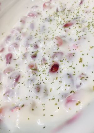 عکسی از دستور دسر ماست و انار