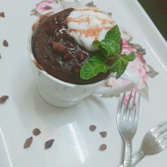 A picture of Chocolate mug cake.