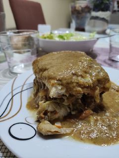 Una foto de Merluza rellena