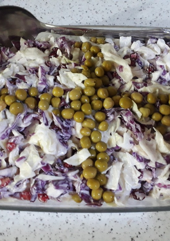 عکسی از دستور سالاد زمستونی