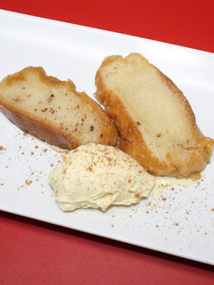 Una foto de Torrijas de horchata a la plancha sin huevo