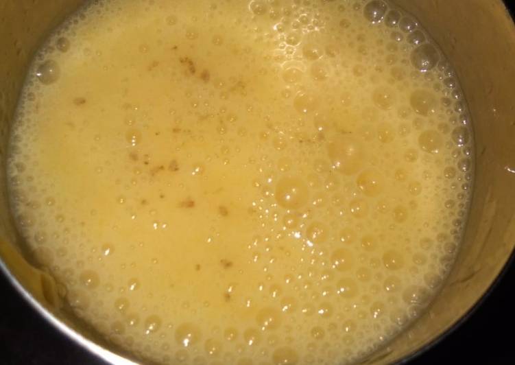 Steps to Prepare Super Quick Homemade Mango Banana Smoothie