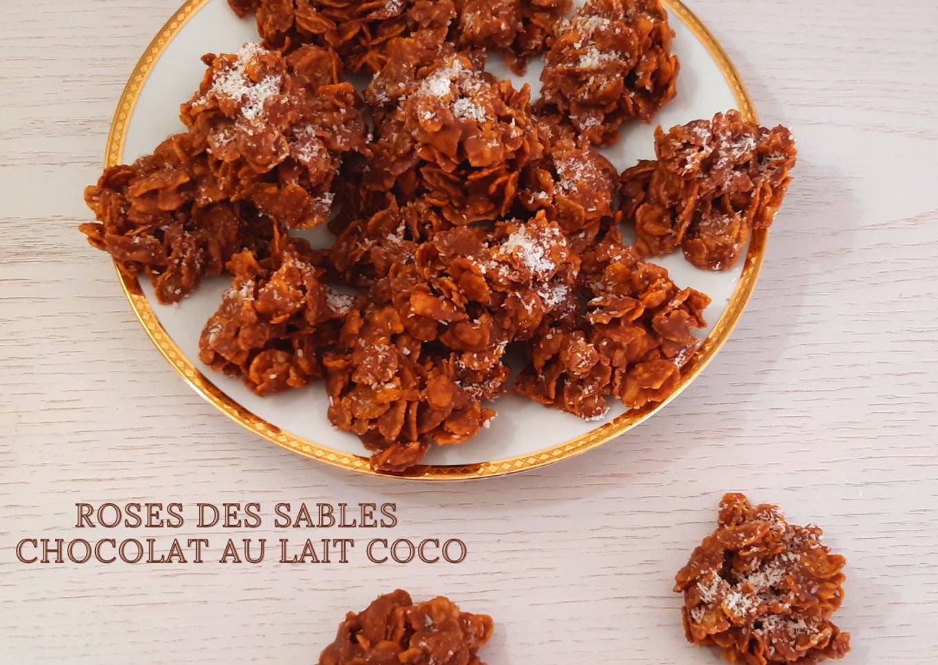 ROSES DES SABLES CHOCOLAT AU LAIT – NOIX DE COCO