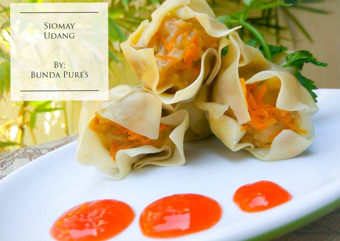 Resep Siomay Udang Kukus oleh Murni Bunda Pure's - Cookpad