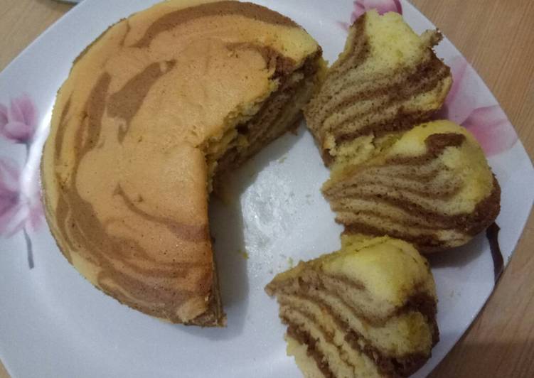 Resep: Ogura zebra dengan santan yang enak