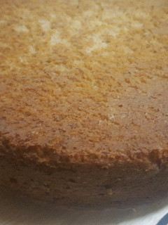 A picture of Milk..less moist banana cake.