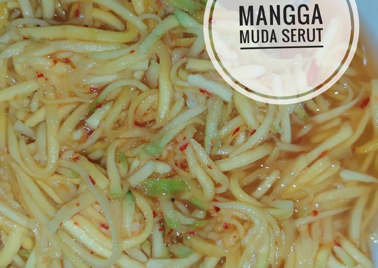 Resep 3# Mangga muda serut (Asinan simpel seger), Bisa Manjain Lidah