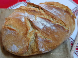 Pão inteiro com farinha moída em mó de pedra