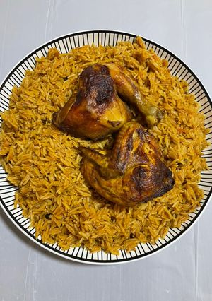 صورة لوصفة الكبسة السعودية