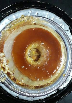 Una foto de Flan