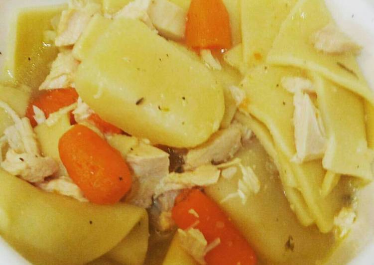 Simple Way to Make Any-night-of-the-week PA Dutch Chicken Pot Pie