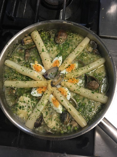 Una foto de Merluza en salsa verde