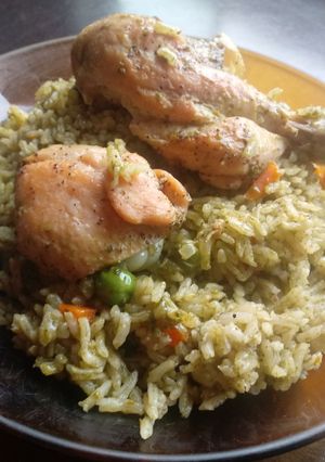 Una foto de Arroz con Pollo
