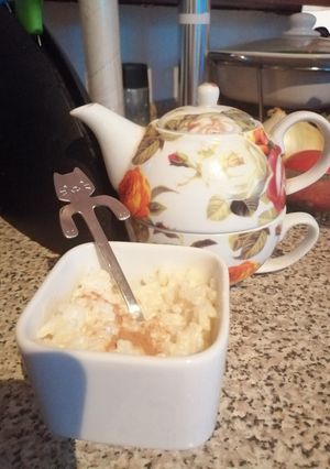 Una foto de Arroz con leche chileno