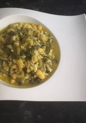 Foto principal de Arroz empedrado con acelgas