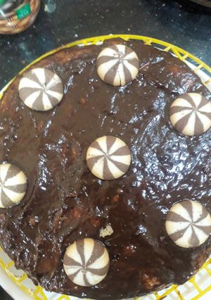 صورة لوصفة كيكة محشية 😍😍😍😋😋