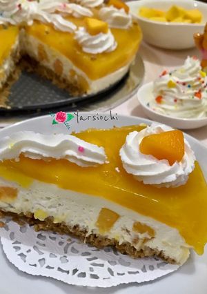 Foto resep Mango Cheese Cream Cake 🍰