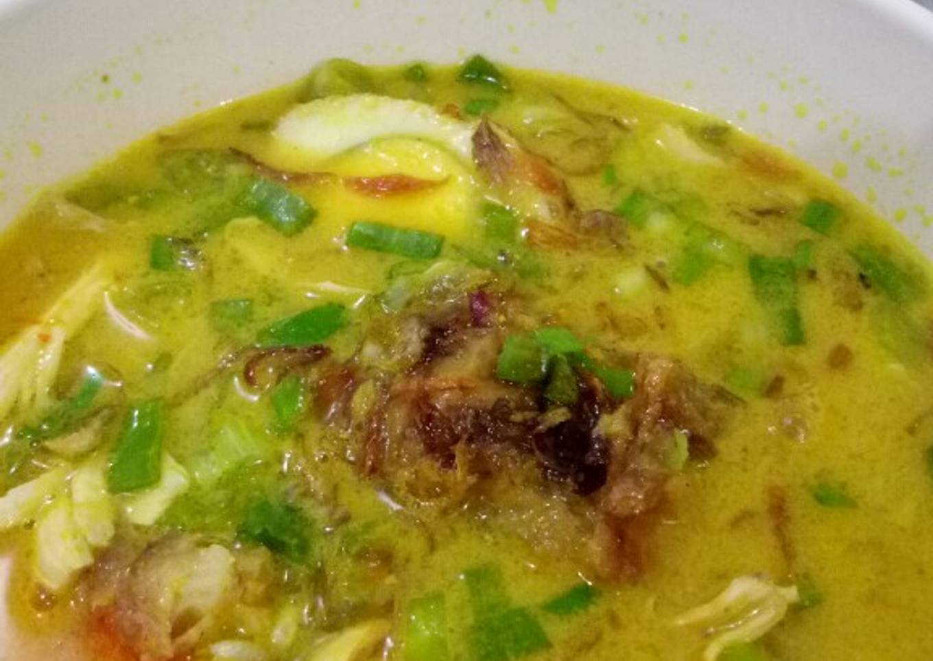 Soto ayam sederhana