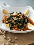 Spinach with Chickpeas (Vigilia Style)