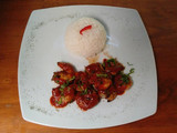 Camarones en salsa de Maracuya y chipotle