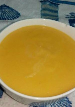 A picture of Pumpkin soup.