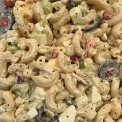 A picture of Classic and Colorful Macaroni Salad.