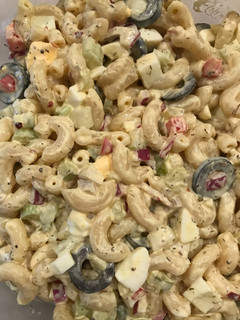 A picture of Classic and Colorful Macaroni Salad.