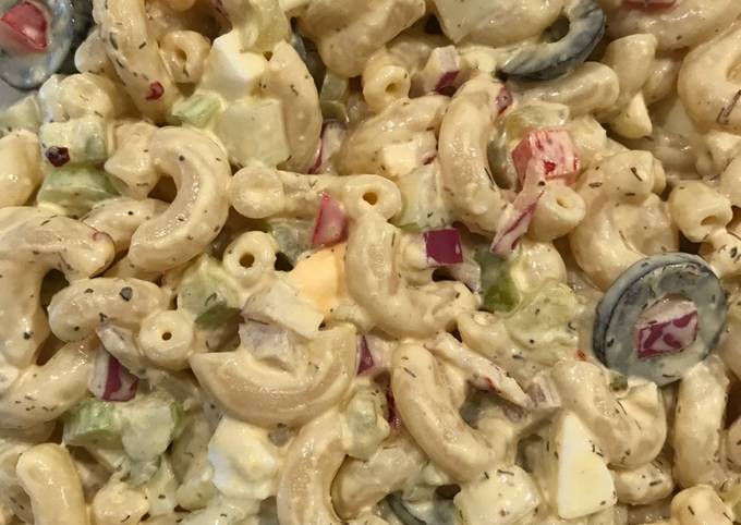 Classic and Colorful Macaroni Salad Recipe by Boca de Fogo - Cookpad