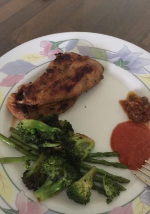 Foto resep Simple chicken steak