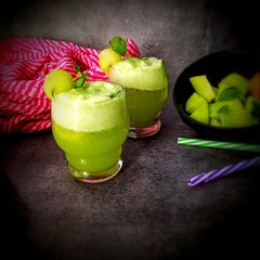 A picture of Muskmelon mocktail.