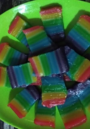 Foto resep Lapis rainbow