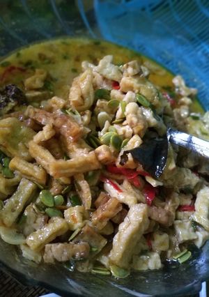Foto resep Tahu Tempe Lamtoro Kuah Santan