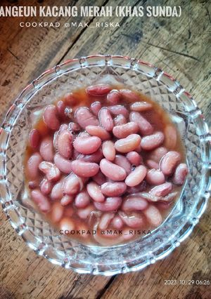 Foto resep Angeun kacang merah (sayur kacang khas sunda)