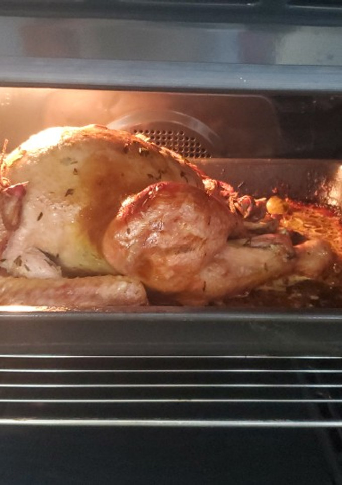 Una foto de Pavo al horno!