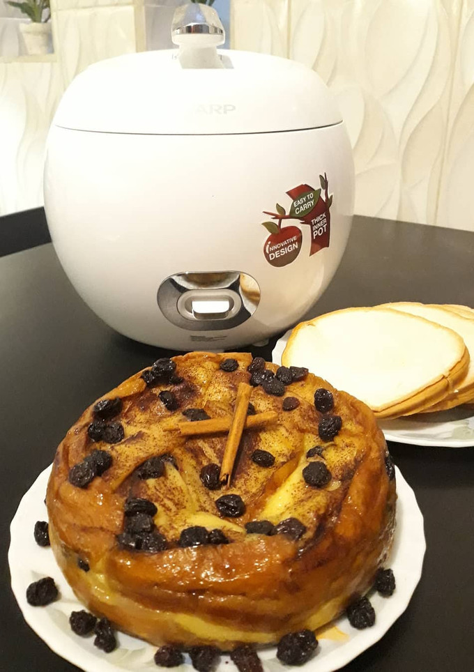Foto resep Puding Roti Tawar Rice Cooker