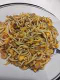 Gulas al ajillo con gambas y huevo 🍳