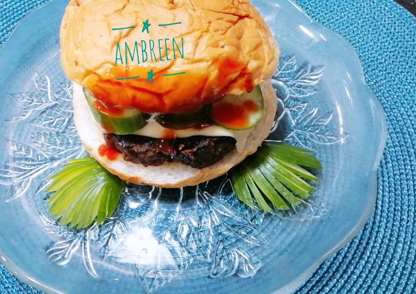 Beef Kabab With Cheese Burger ðŸ”