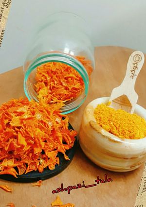 عکسی از دستور پودر پوست پرتقال