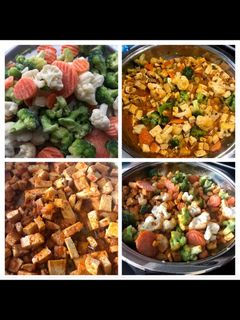 Tofu zöldségekkel recept fotója