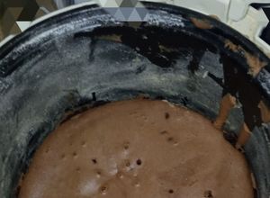 Foto resep Brownies satu telur magic com tanpa mixer tanpa oven takaran sendok sak onone pullus 😅