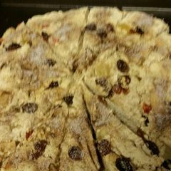 A picture of Fruited Oat Scones.